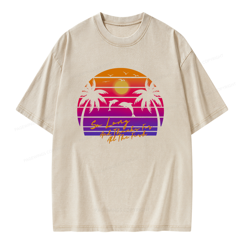 Pagewings Hitchhikers Guide to the Galaxy Unisex Washed T-shirt