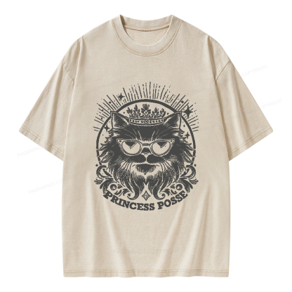Pagewings Princess Posse Unisex Washed T-shirt