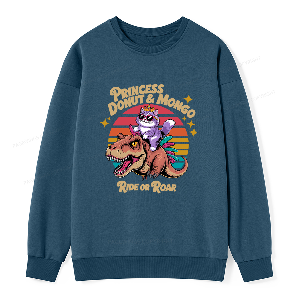 Pagewings Princess Donut & Mongo Unisex Classic Sweatshirt