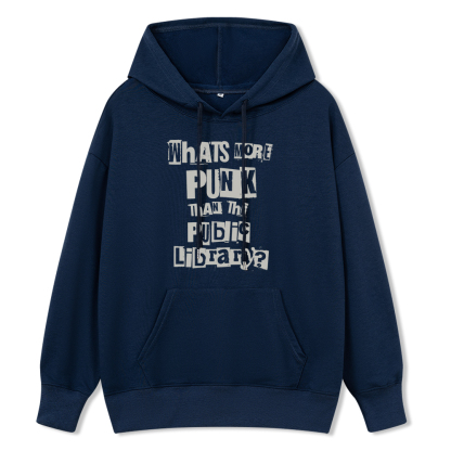 Pagewings What's More Punk Than The Public Library Unisex Classic Hoodie