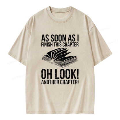 Pagewings Another Chapter Unisex Washed T-shirt