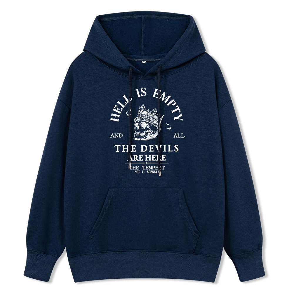 Pagewings Hell Is Empty And All The Devils Are Here Unisex Classic Hoodie