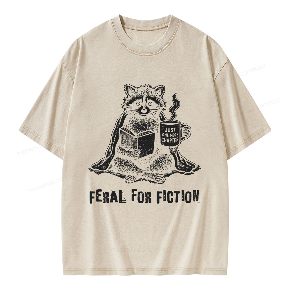 Pagewings One More Chapter Unisex Washed T-shirt