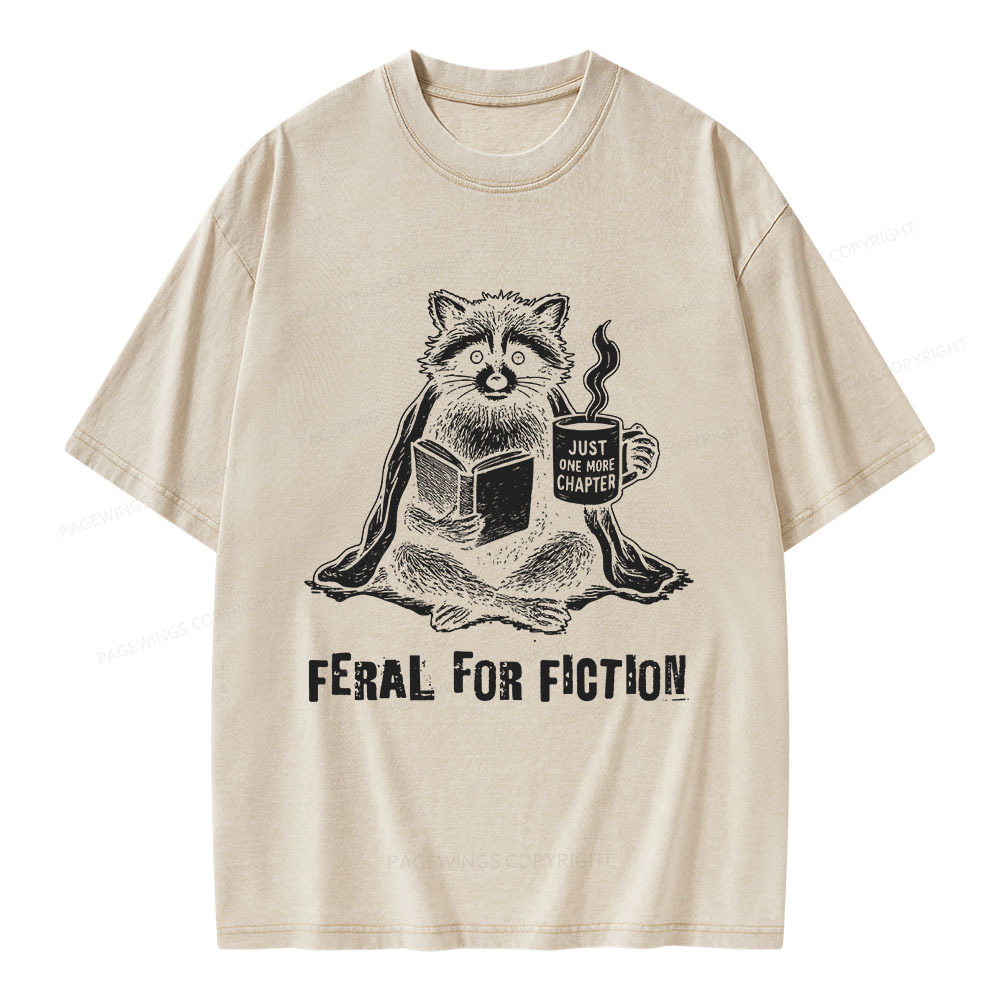 Pagewings One More Chapter Unisex Washed T-shirt