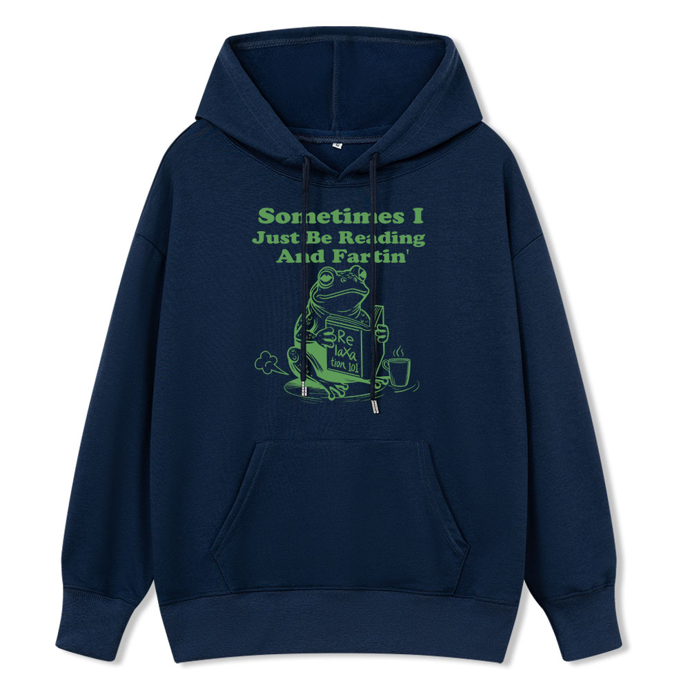 Pagewings Sometimes I Just Be Reading and Fartin Unisex Classic Hoodie