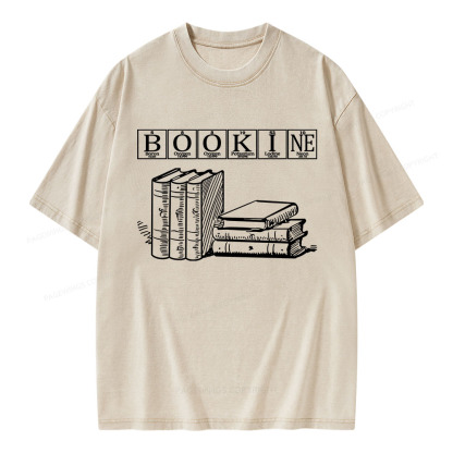 Pagewings Bookine Boron Oxygen Unisex Washed T-shirt