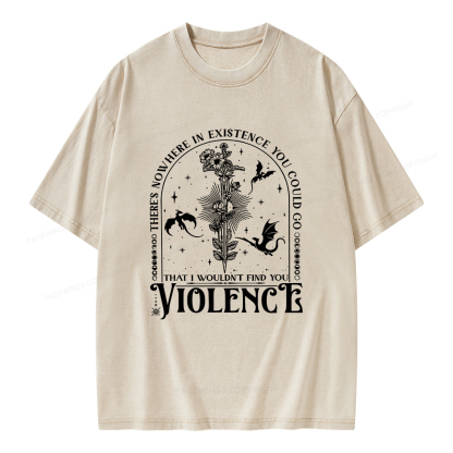 Pagewings There’s Nowhere In Existence You Could Go That Unisex Washed T-shirt