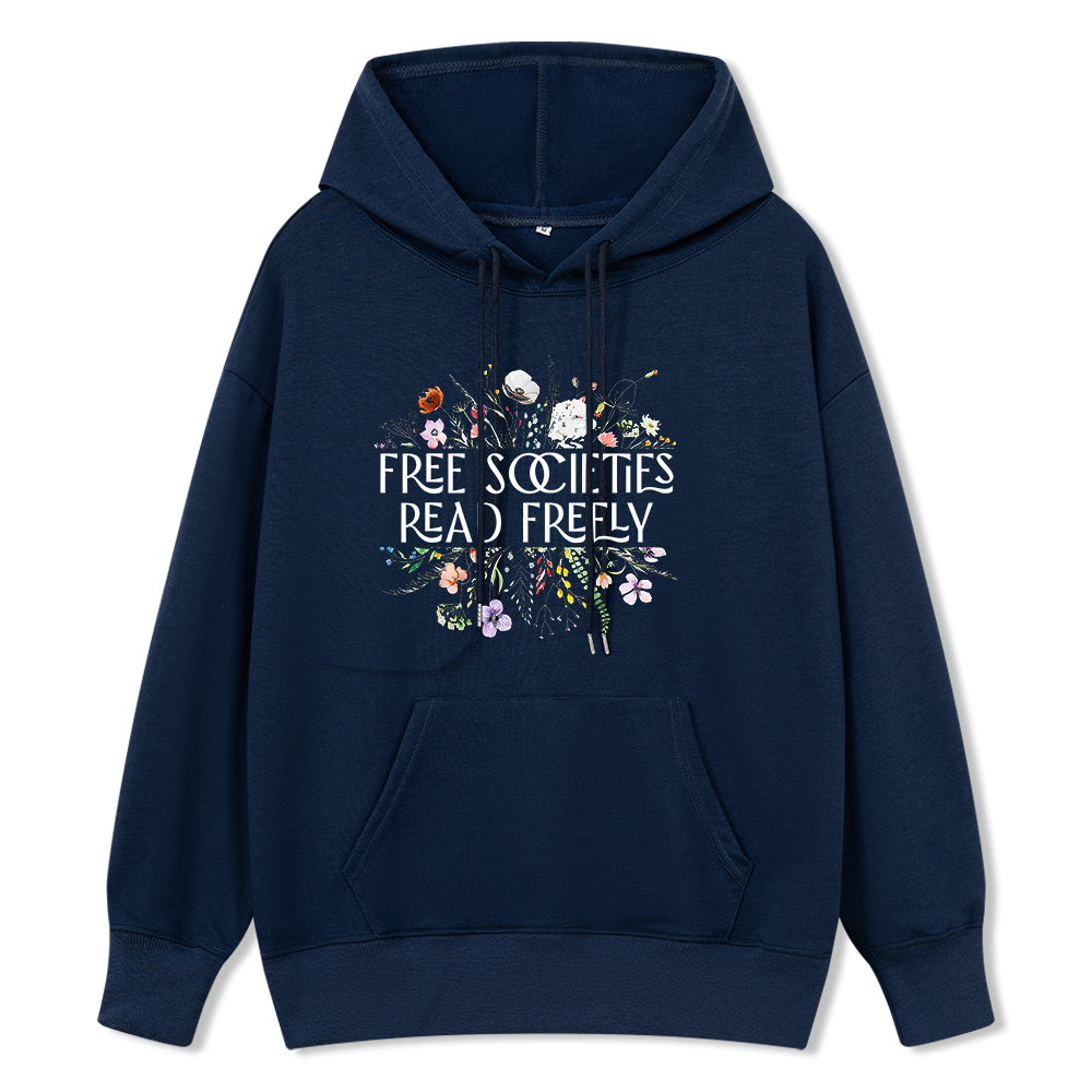 Pagewings Free Societies Read Freely Unisex Classic Hoodie