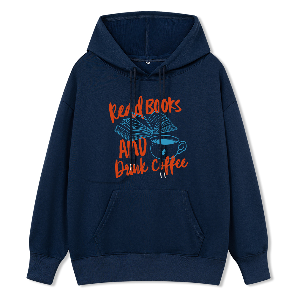 Pagewings Read Books And Drink Coffee Bookish Unisex Classic Hoodie