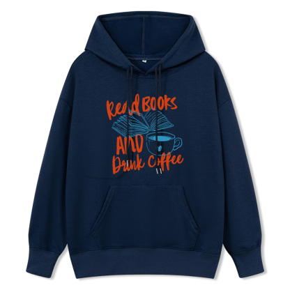 Pagewings Read Books And Drink Coffee Bookish Unisex Classic Hoodie