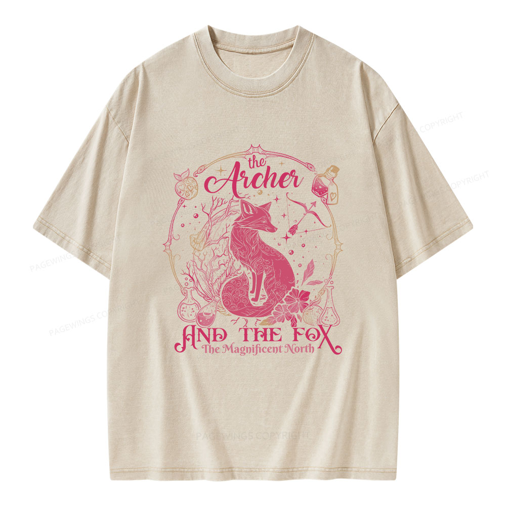 Pagewings The Magnificent North Unisex Washed T-shirt