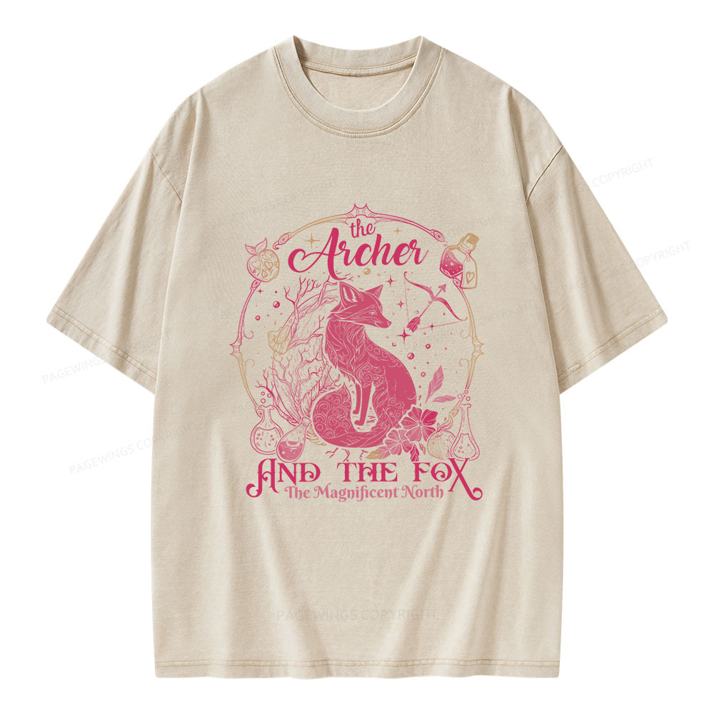 Pagewings The Magnificent North Unisex Washed T-shirt
