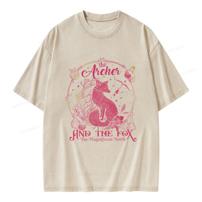 Pagewings The Magnificent North Unisex Washed T-shirt