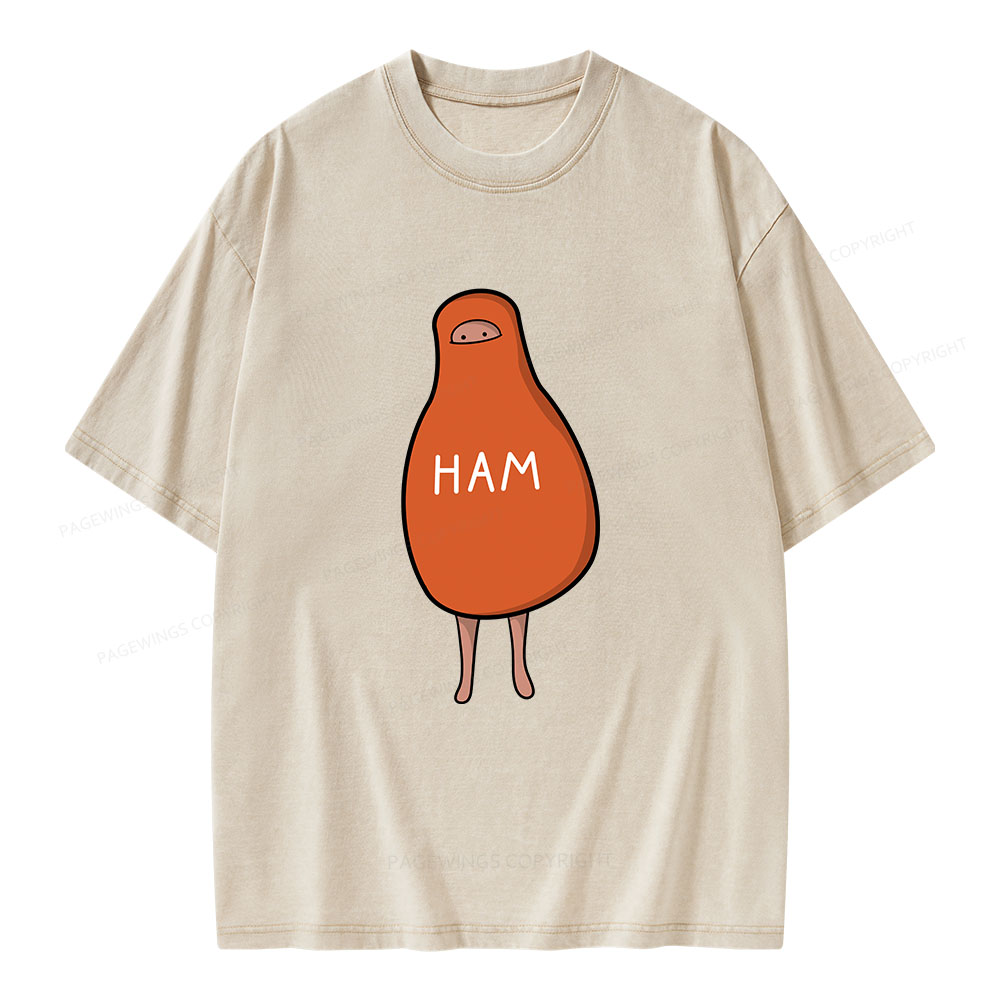 Pagewings Scout Ham Unisex Washed T-shirt