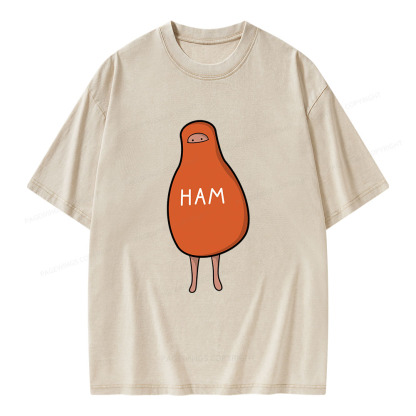 Pagewings Scout Ham Unisex Washed T-shirt