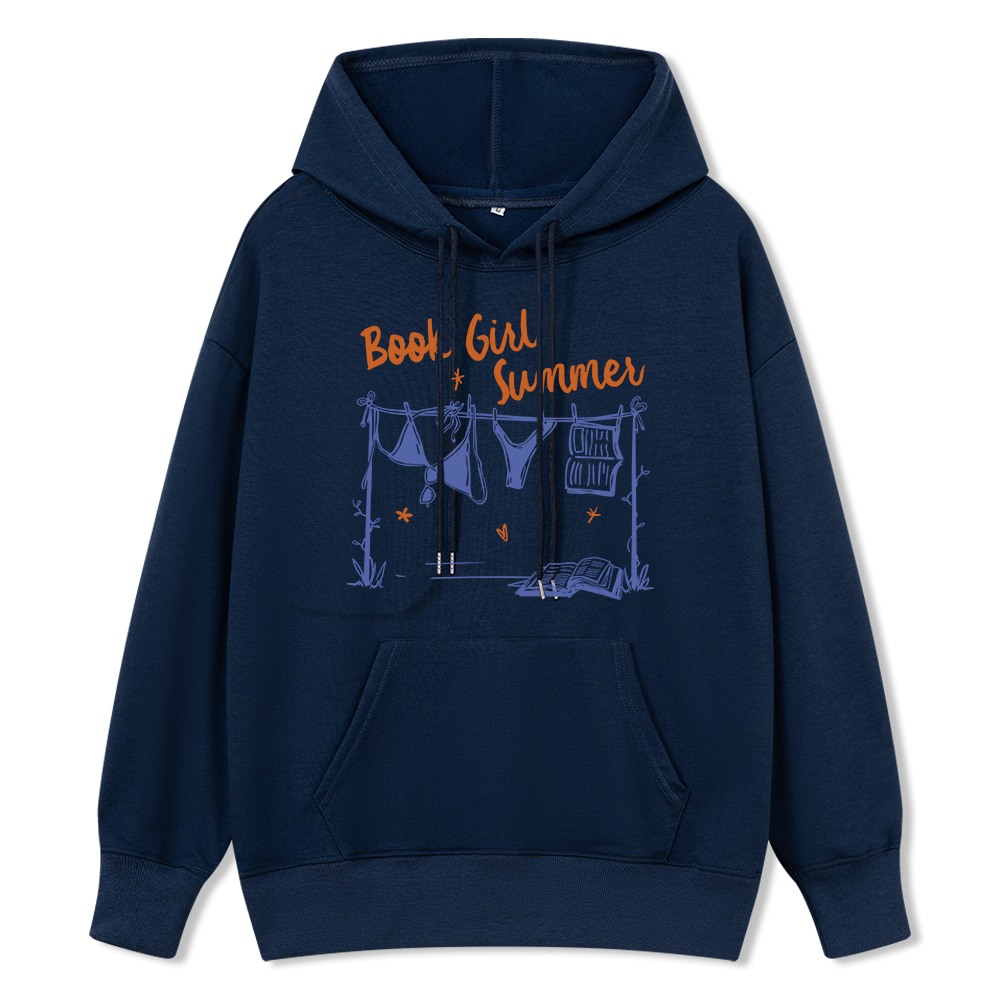 Pagewings Book Girl Summer Bookish Unisex Classic Hoodie