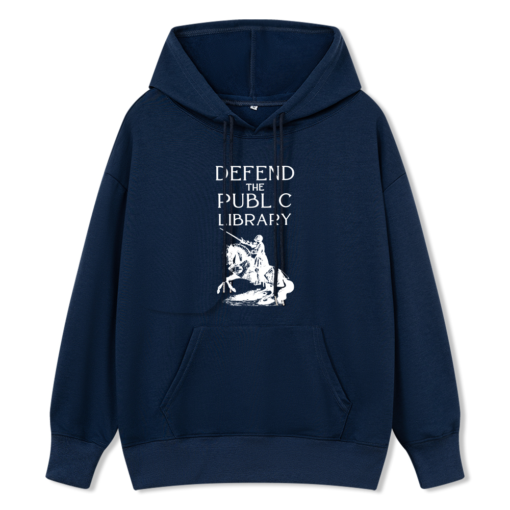 Pagewings Defend The Public Library Unisex Classic Hoodie