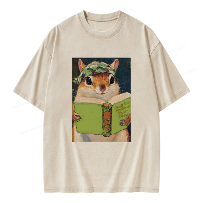 Pagewings How To Protect Your Nuts Unisex Washed T-shirt