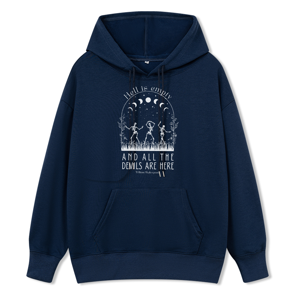 Pagewings Hell is Empty and all the Devils are Here Unisex Classic Hoodie