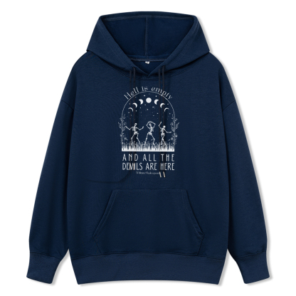 Pagewings Hell is Empty and all the Devils are Here Unisex Classic Hoodie