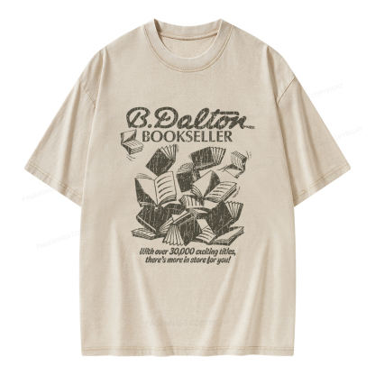 Pagewings B. Dalton Bookseller Unisex Washed T-shirt