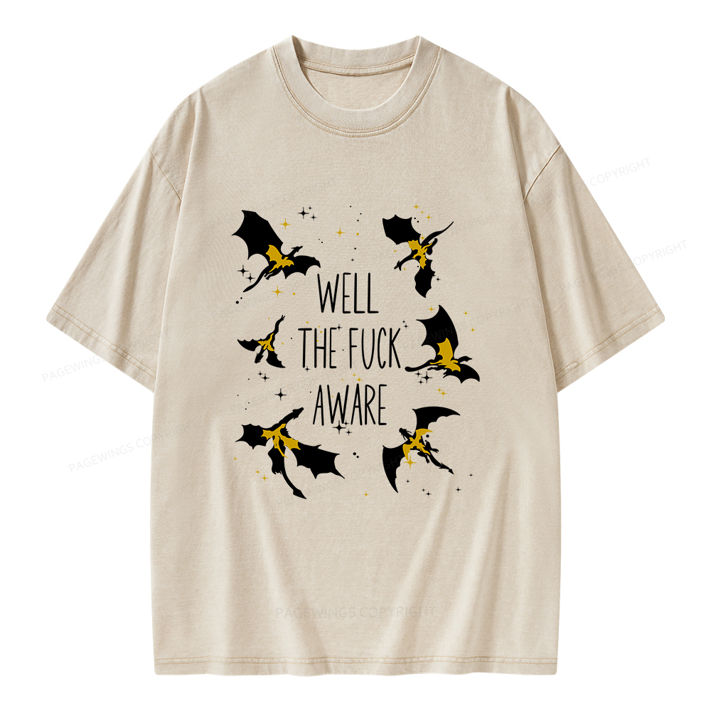 Pagewings Xaden Riorson Quote Unisex Washed T-shirt