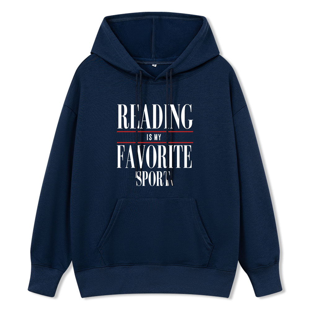Pagewings Reading Is My Favorite Sport Unisex Classic Hoodie