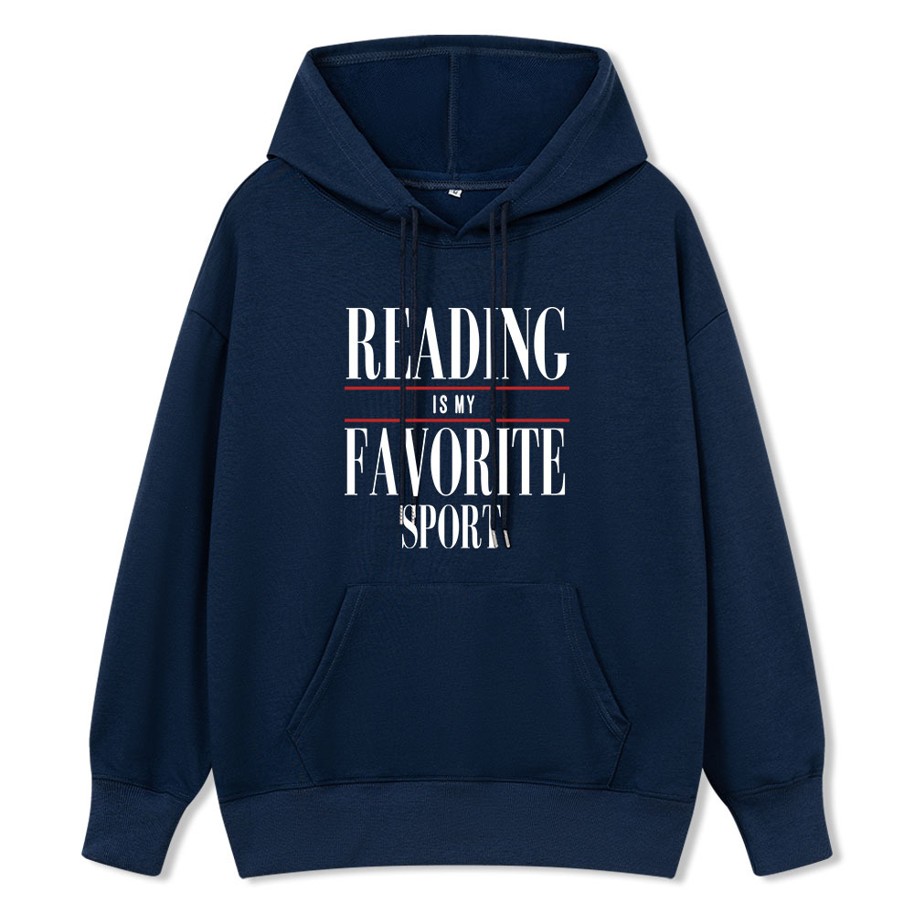 Pagewings Reading Is My Favorite Sport Unisex Classic Hoodie