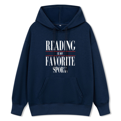 Pagewings Reading Is My Favorite Sport Unisex Classic Hoodie