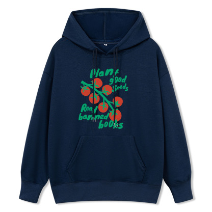 Pagewings Plant Good Seeds Read Banned Books Unisex Classic Hoodie