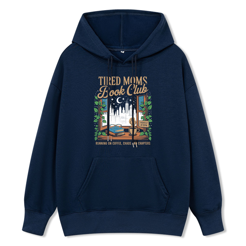 Pagewings Tired Moms Book Club Unisex Classic Hoodie
