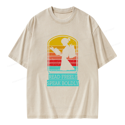 Pagewings Banned books T-Shirt Unisex Washed T-shirt