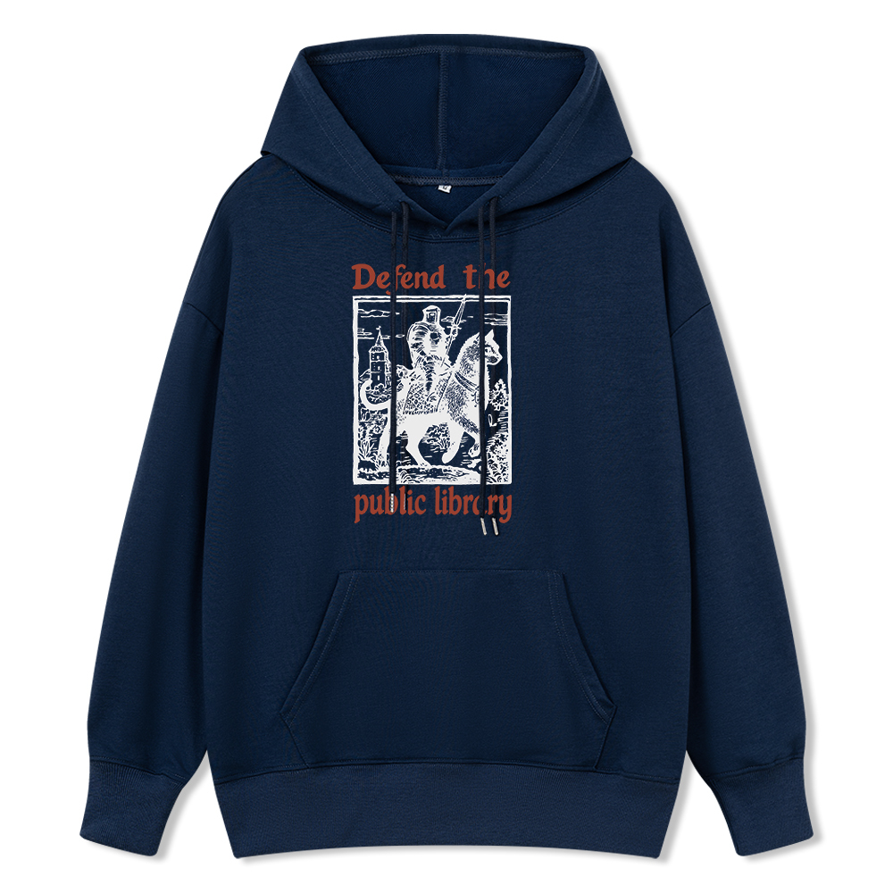 Pagewings Defend the Public Library Unisex Classic Hoodie