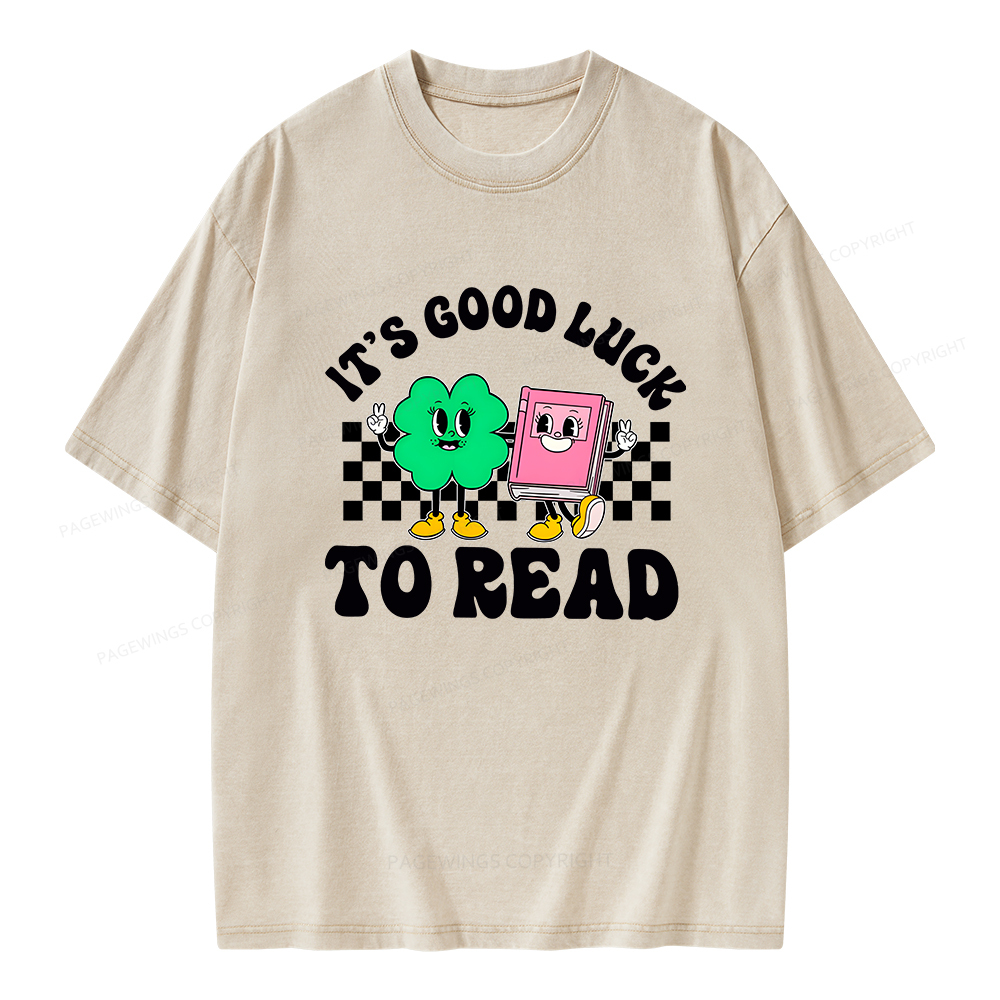 Pagewings St Patricks Day Teacher Shirt  Unisex Washed T-shirt