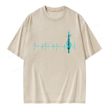 Pagewings Ten Heartbeats Stormlight Unisex Washed T-shirt