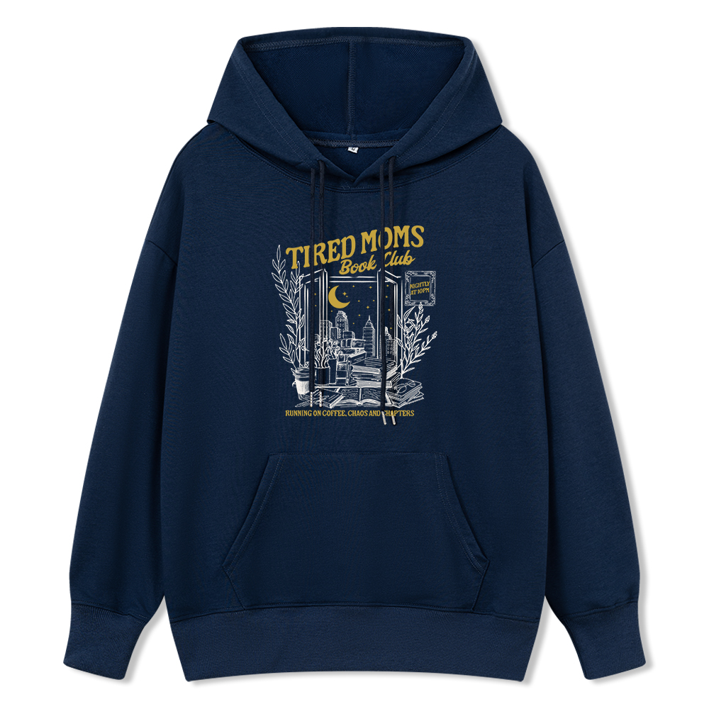 Pagewings Tired Moms Book Club Unisex Classic Hoodie