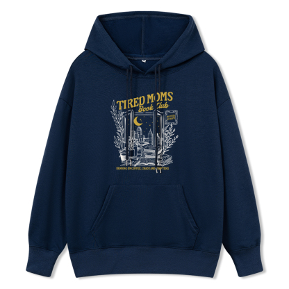 Pagewings Tired Moms Book Club Unisex Classic Hoodie