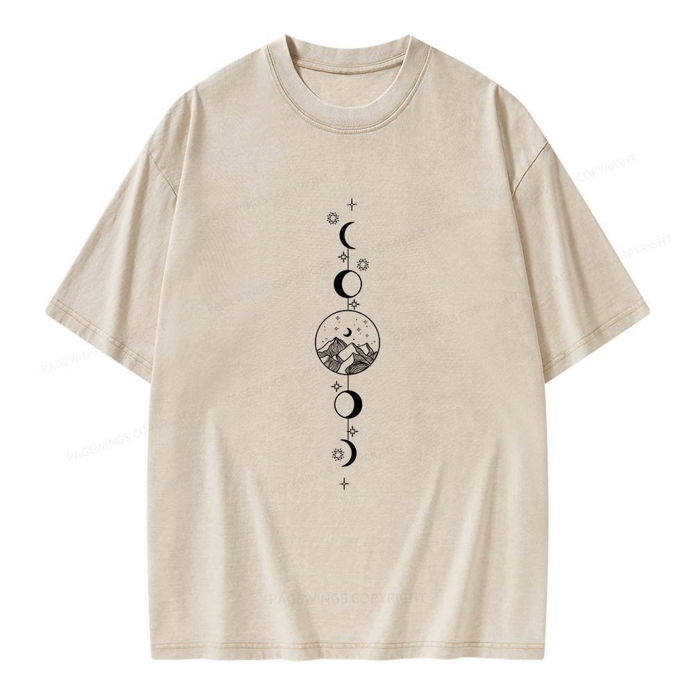 Pagewings City of Starlight Unisex Washed T-shirt