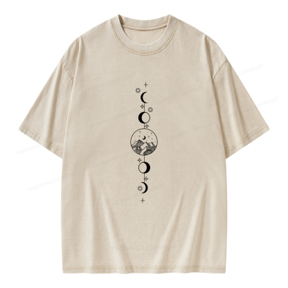 Pagewings City of Starlight Unisex Washed T-shirt