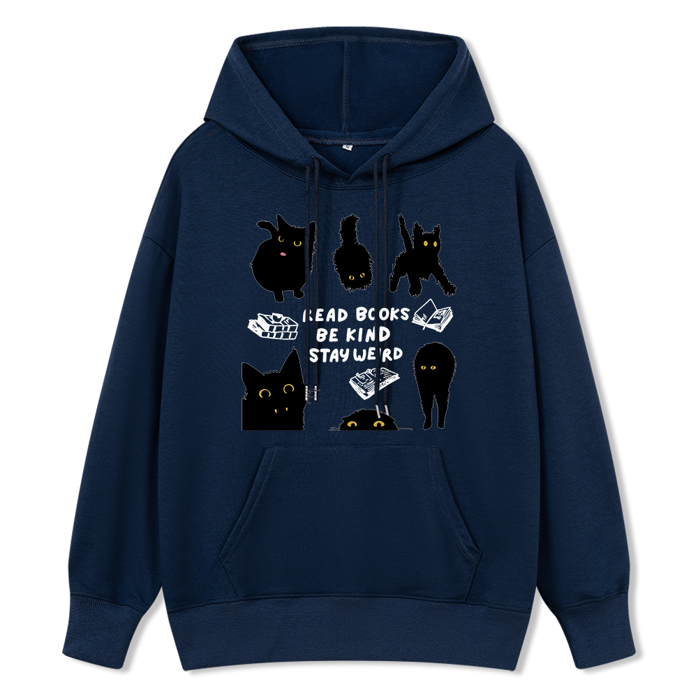 Pagewings Read Books Be Kind Stay Weird Unisex Classic Hoodie
