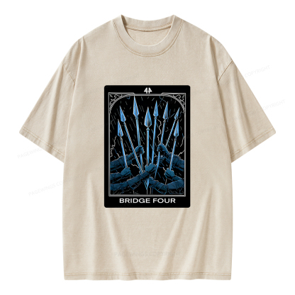Pagewings Bridge Four Unisex Washed T-shirt