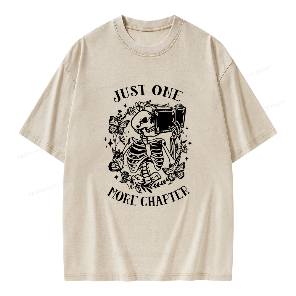 Pagewings Book Lover Shirt, Reading Shirt Unisex Washed T-shirt