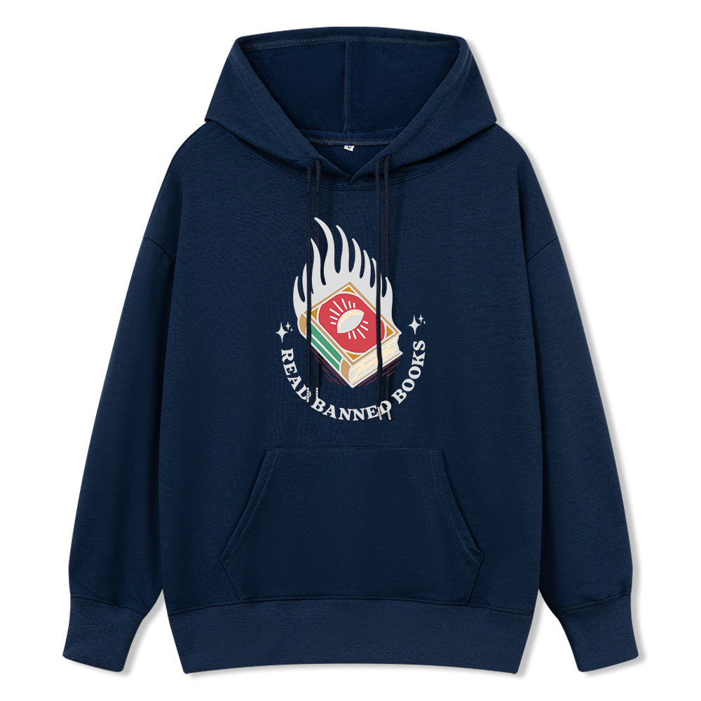 Pagewings Read Banned Books Unisex Classic Hoodie