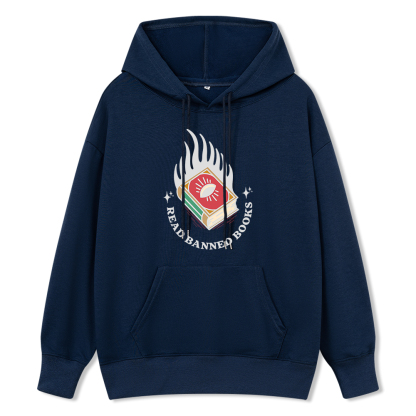Pagewings Read Banned Books Unisex Classic Hoodie