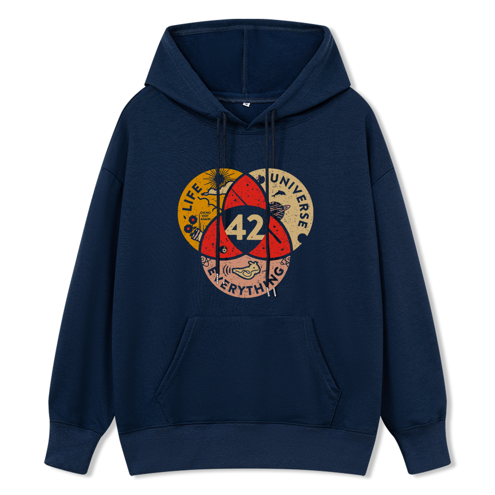 Pagewings 42 The Answer To Life The Universe And Everything Unisex Classic Hoodie