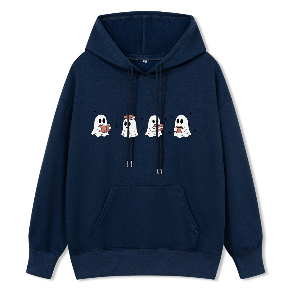 Pagewings Bookish Ghost Unisex Classic Hoodie