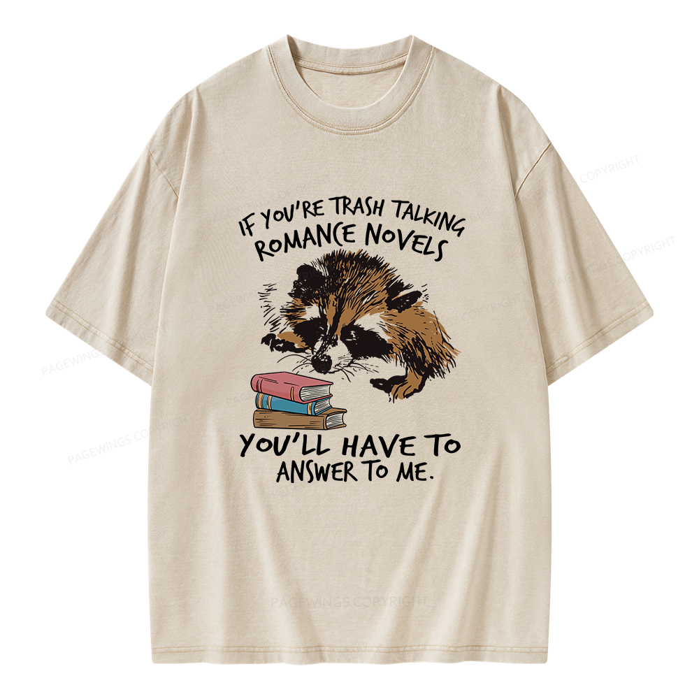 Pagewings Talking Ronan E Novels Unisex Washed T-shirt