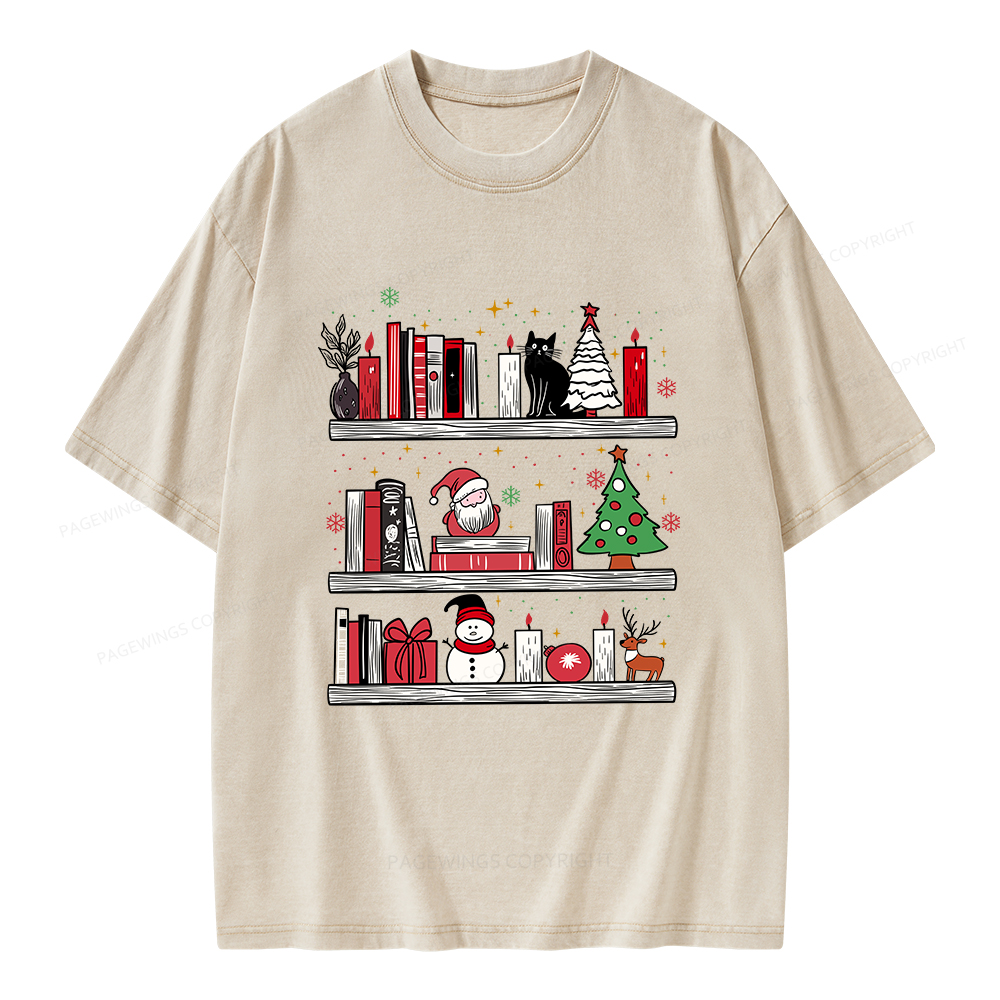 Pagewings Book Lover Unisex Washed T-shirt