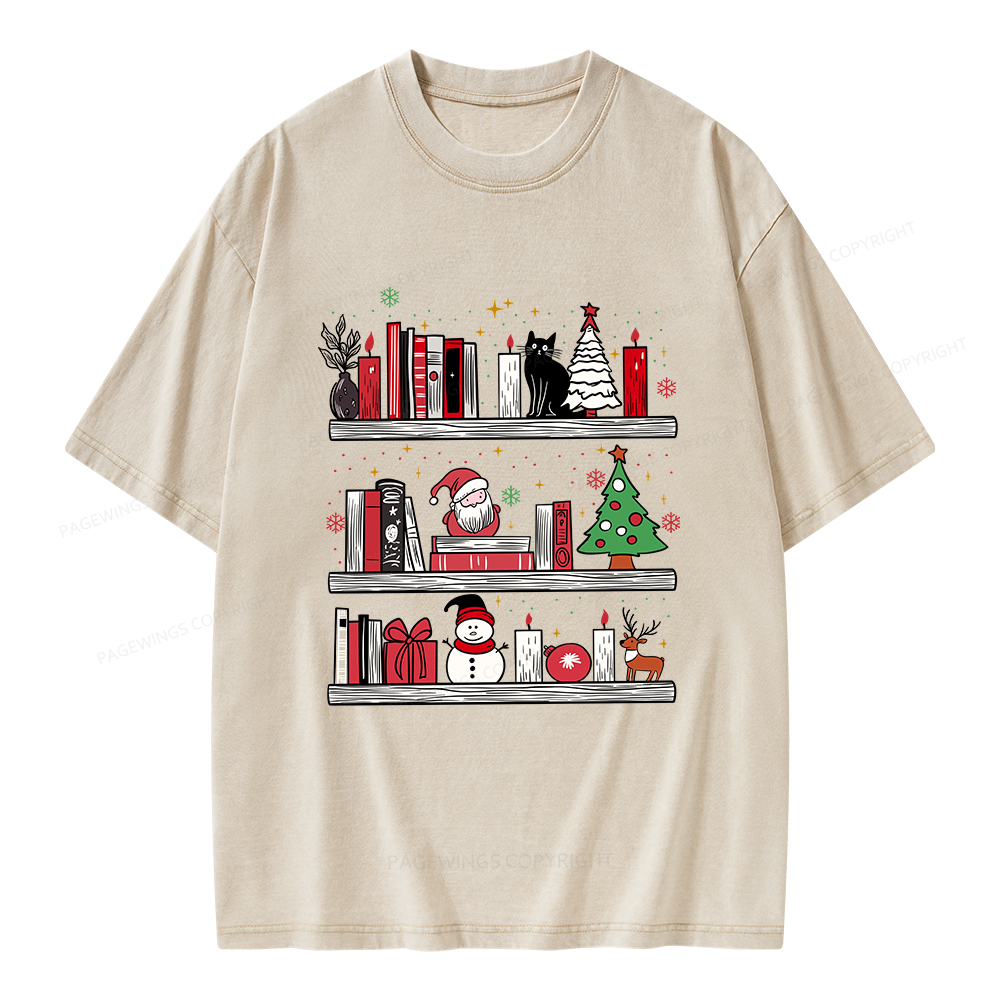 Pagewings Book Lover Unisex Washed T-shirt