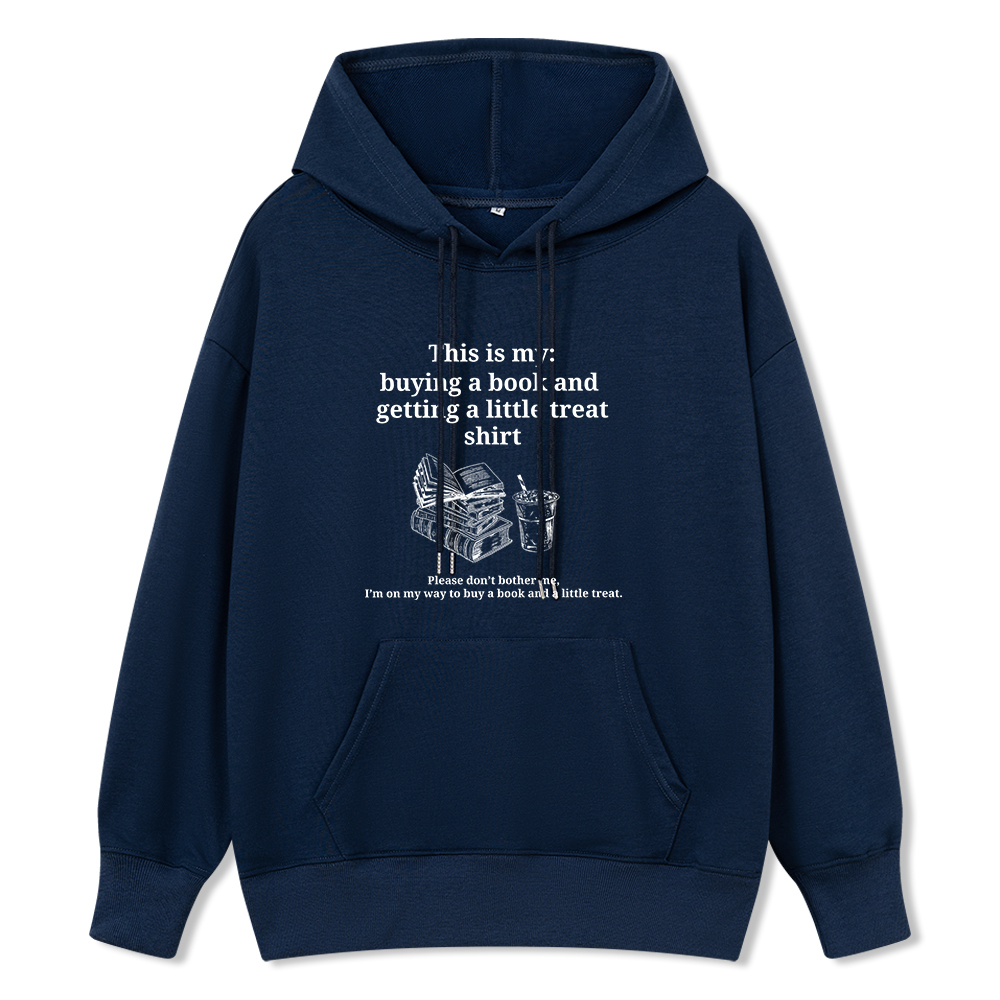 Pagewings Buying A Book And Getting A Little Treat Unisex Classic Hoodie